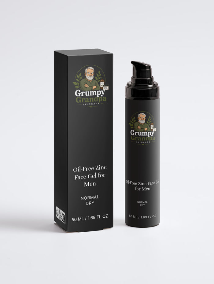 Oil-Free Zinc Face Gel for Men