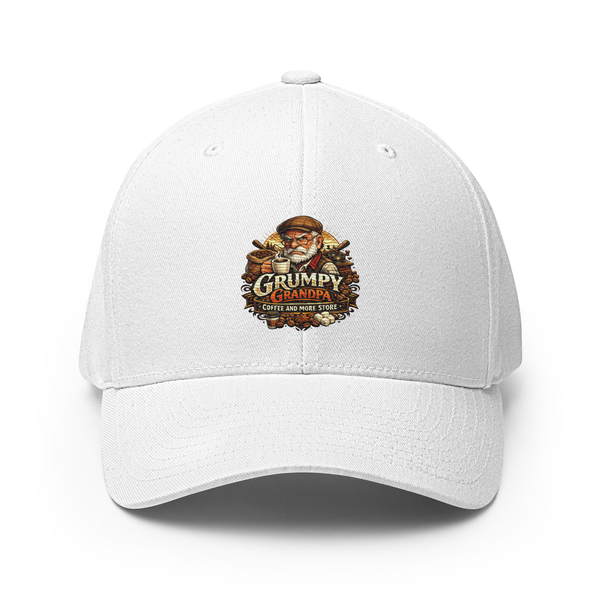 Coffee Structured Twill Cap